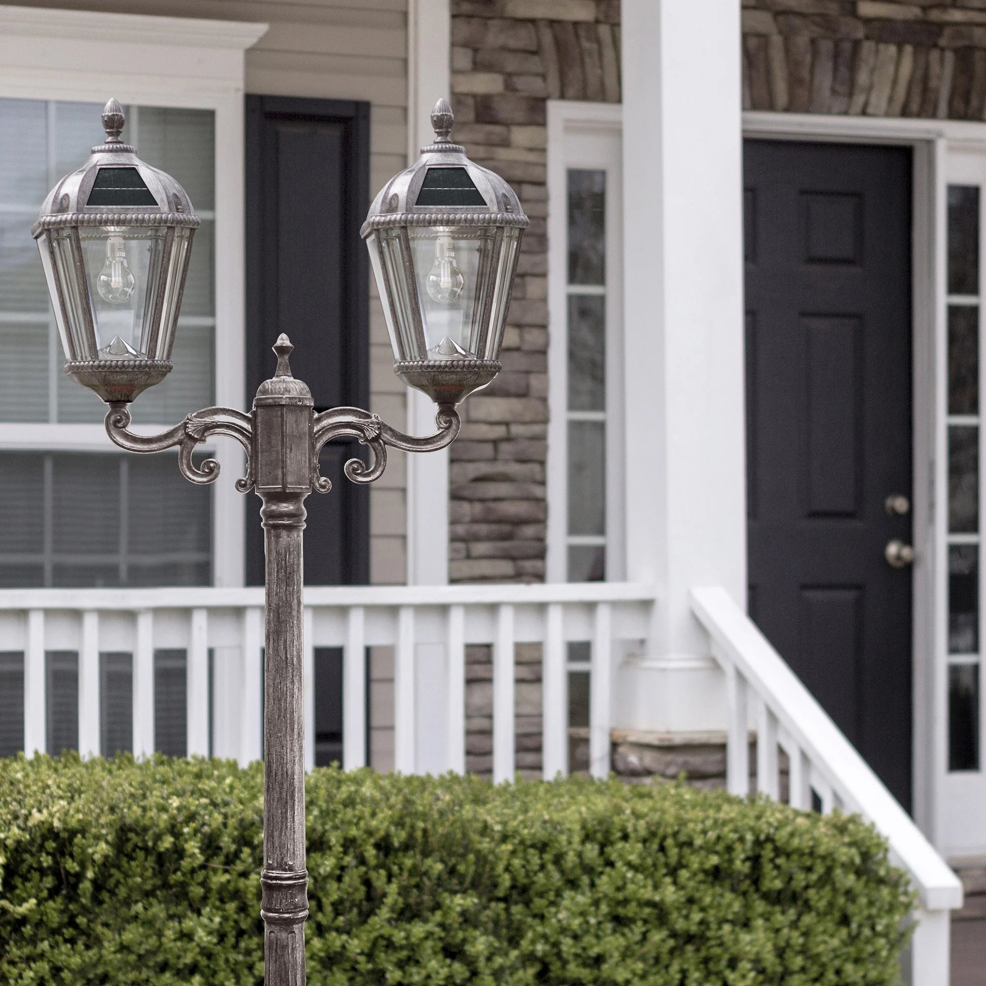 Royal Solar Lamp Post - Double