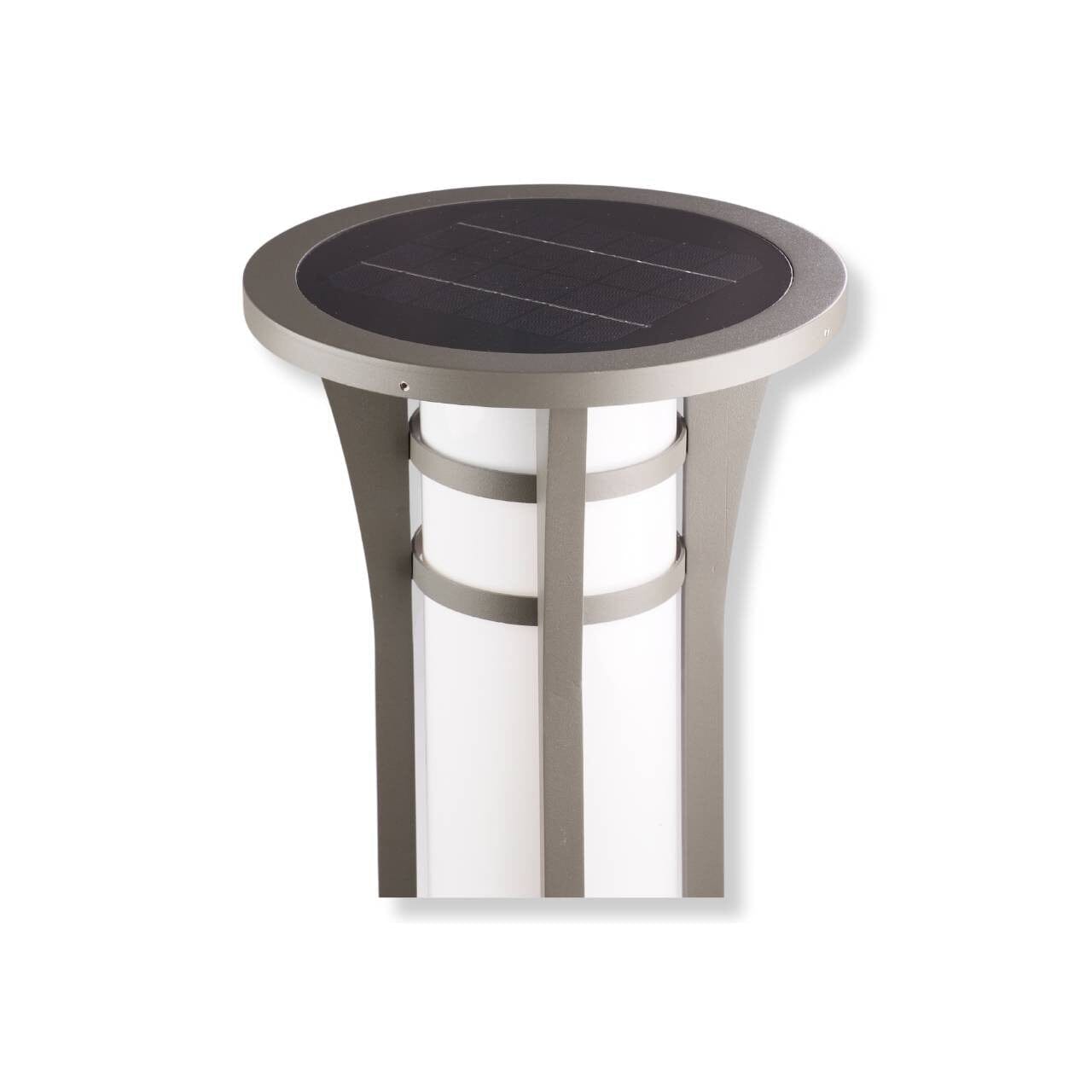 Column Solar Bollard Light - Warm and Bright White Options with Remote