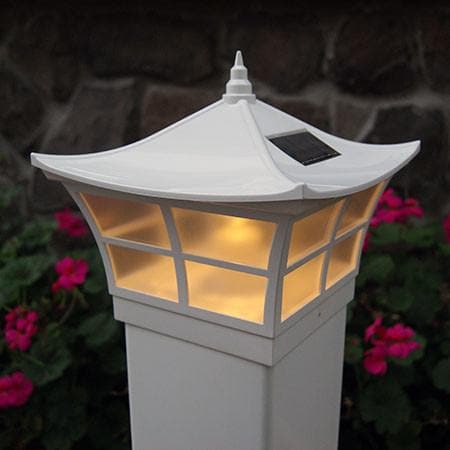Outdoor Solar Store | Ambience Solar Cap Light - White