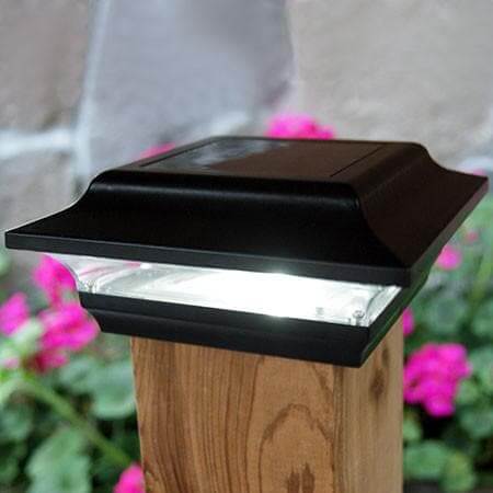 Outdoor Solar Store | Imperial Solar Cap Light - Black