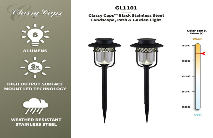 Standard Pathway Light | 2 Pack | Warm White