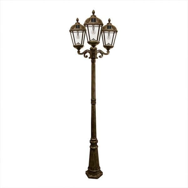 Outdoor Solar Store | Royal Solar Lamp Post - Triple