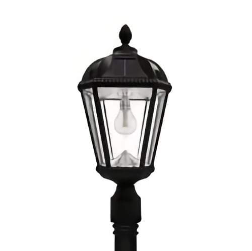 Outdoor Solar Store | Royal Solar Lamp Post - Black