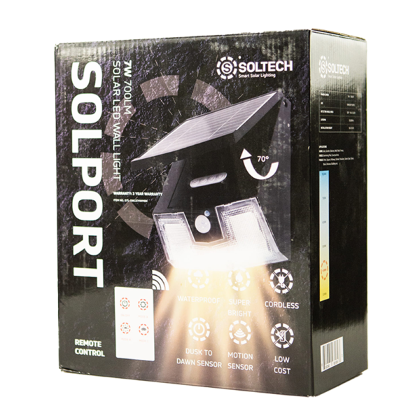 SOLPORT Solar Wall Light | 7W/15W Options