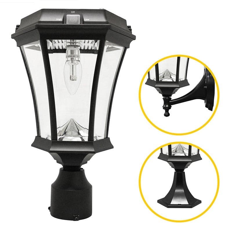 Outdoor Solar Store | Victorian Bulb Solar Lamp