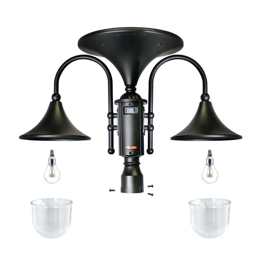 Outdoor Solar Store | Everest II Double Commercial Solar Lamp