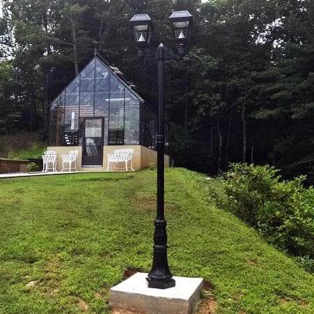 Outdoor Solar Store | Solar Imperial II Double Lamp Post