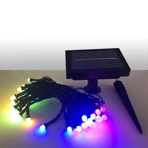 Outdoor Solar Store | Multi-Color LEDs Solar Christmas Light String