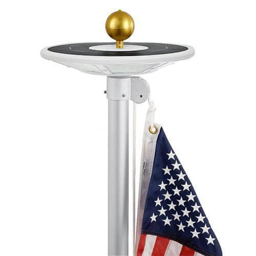 Solar Flagpole Light