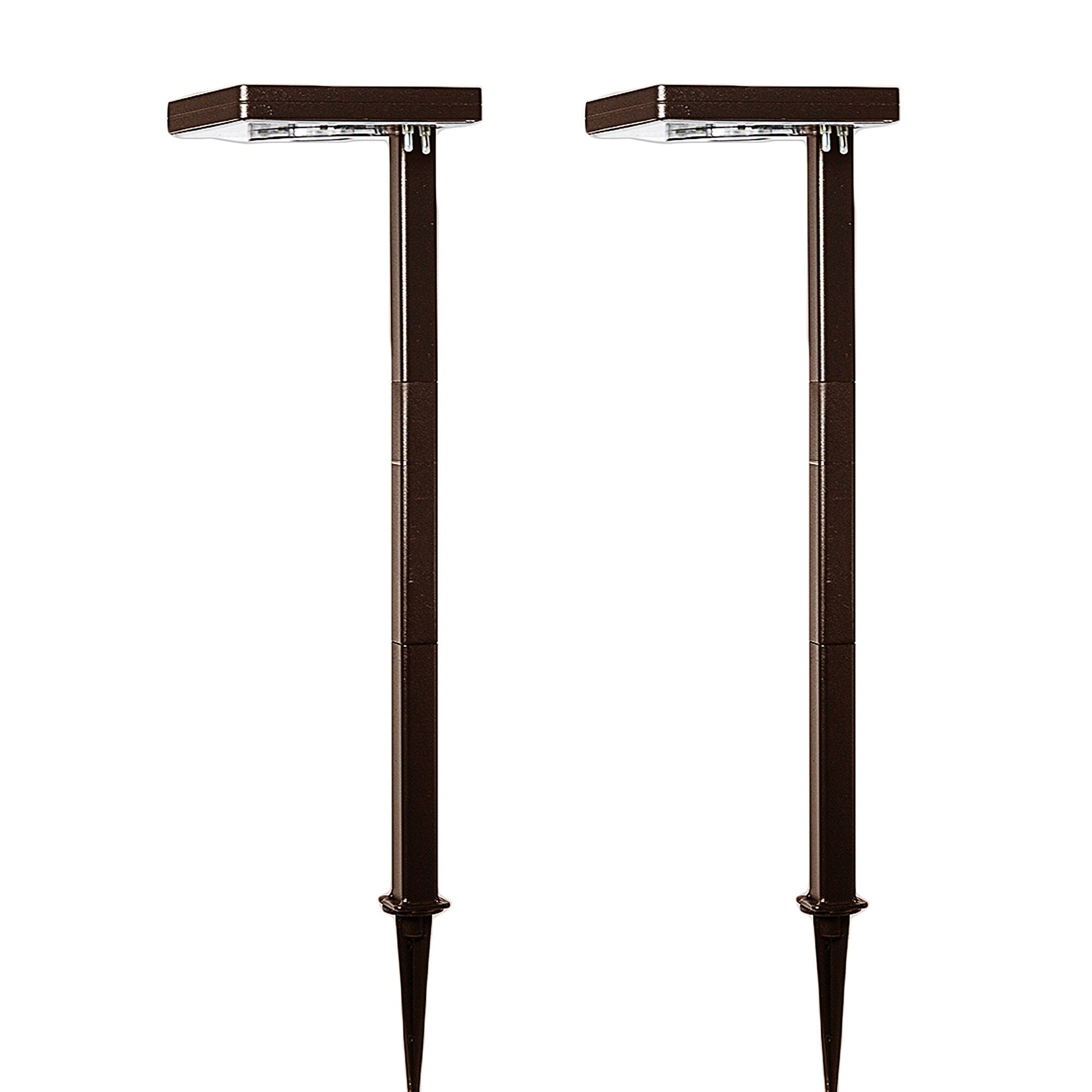 Contemporary Solar Pathway Light | Black or Bronze | Bright & Warm White Switch