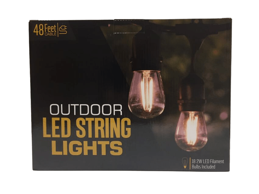 Heavy Duty LED String Lights | Cafe Style | Dimmable