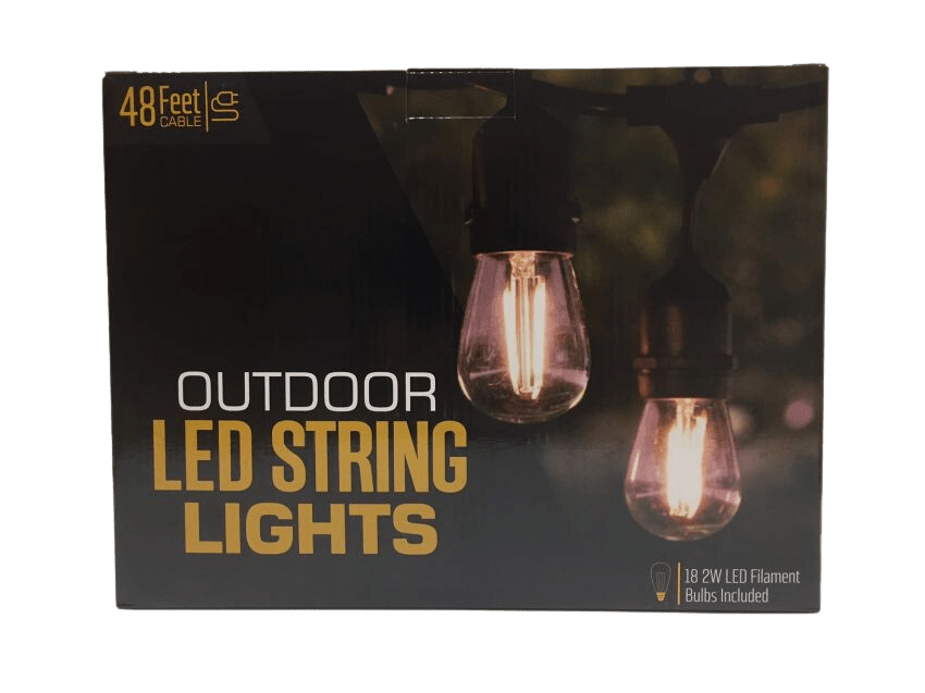Heavy Duty LED String Lights | Cafe Style | Dimmable Option