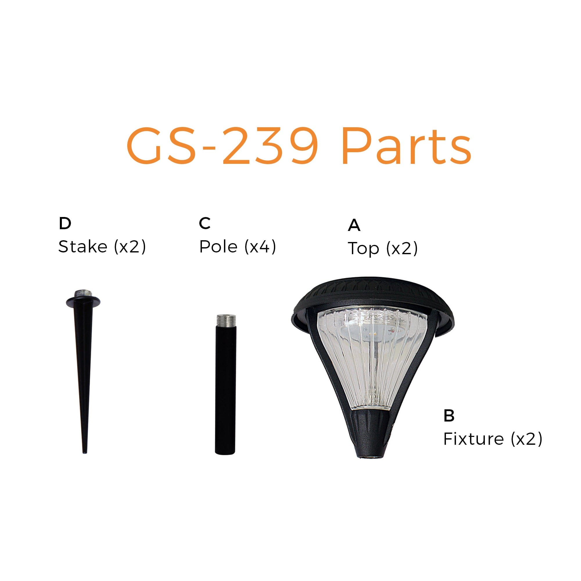 Classic Solar Pathway Light | 2 Pack | Choose Bright or Warm White