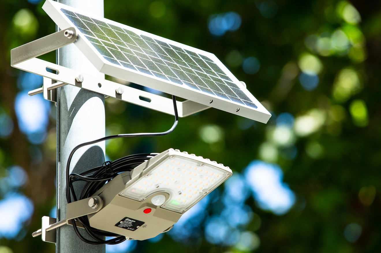 Solar security flood online lights