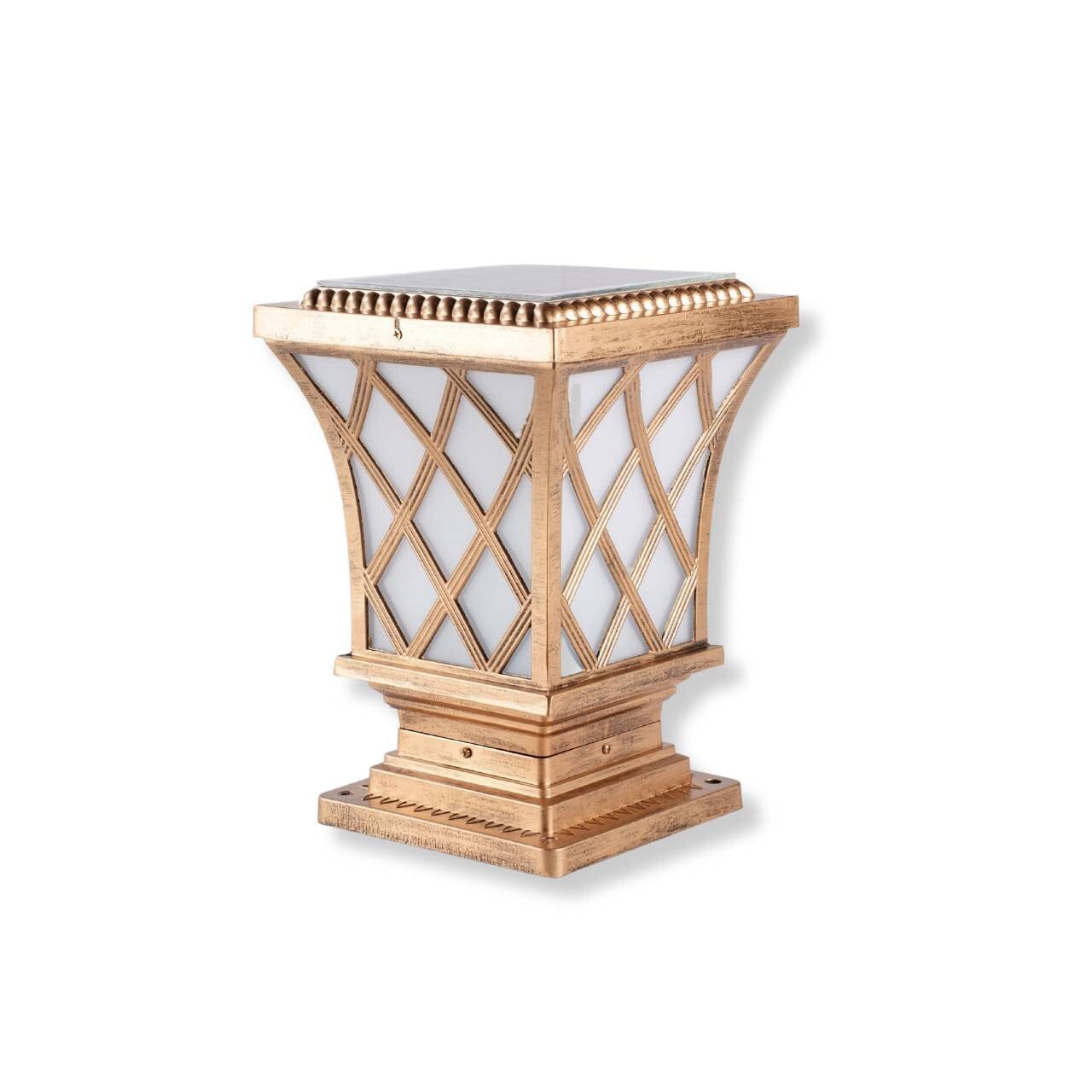 Solar Premium Pillar Light - Bronze or Black - 3 in 1