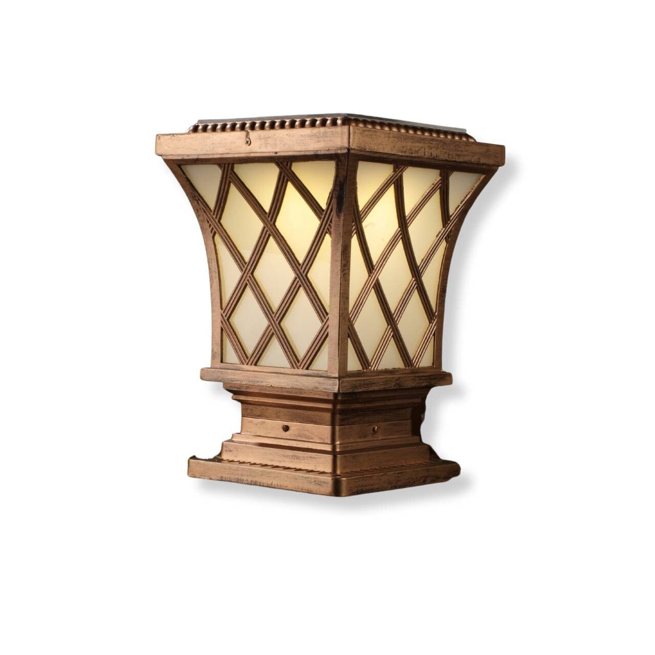 Solar Premium Pillar Light - Bronze or Black - 3 in 1