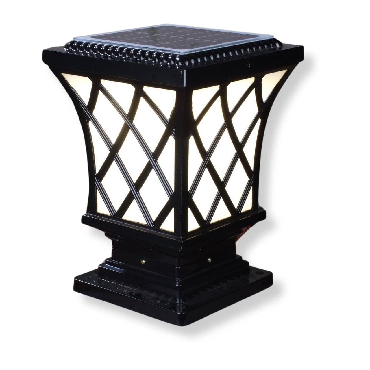 Solar Premium Pillar Light - Bronze or Black - 3 in 1