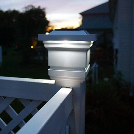 Outdoor Solar Store | Classy Solar Cap Light - White