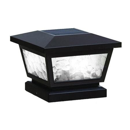 Outdoor Solar Store | Fairmont Solar Cap Light - Black