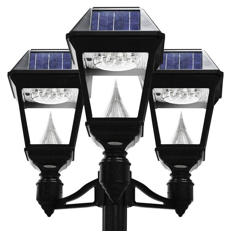 Outdoor Solar Store | Solar Imperial II Triple Lamp Post