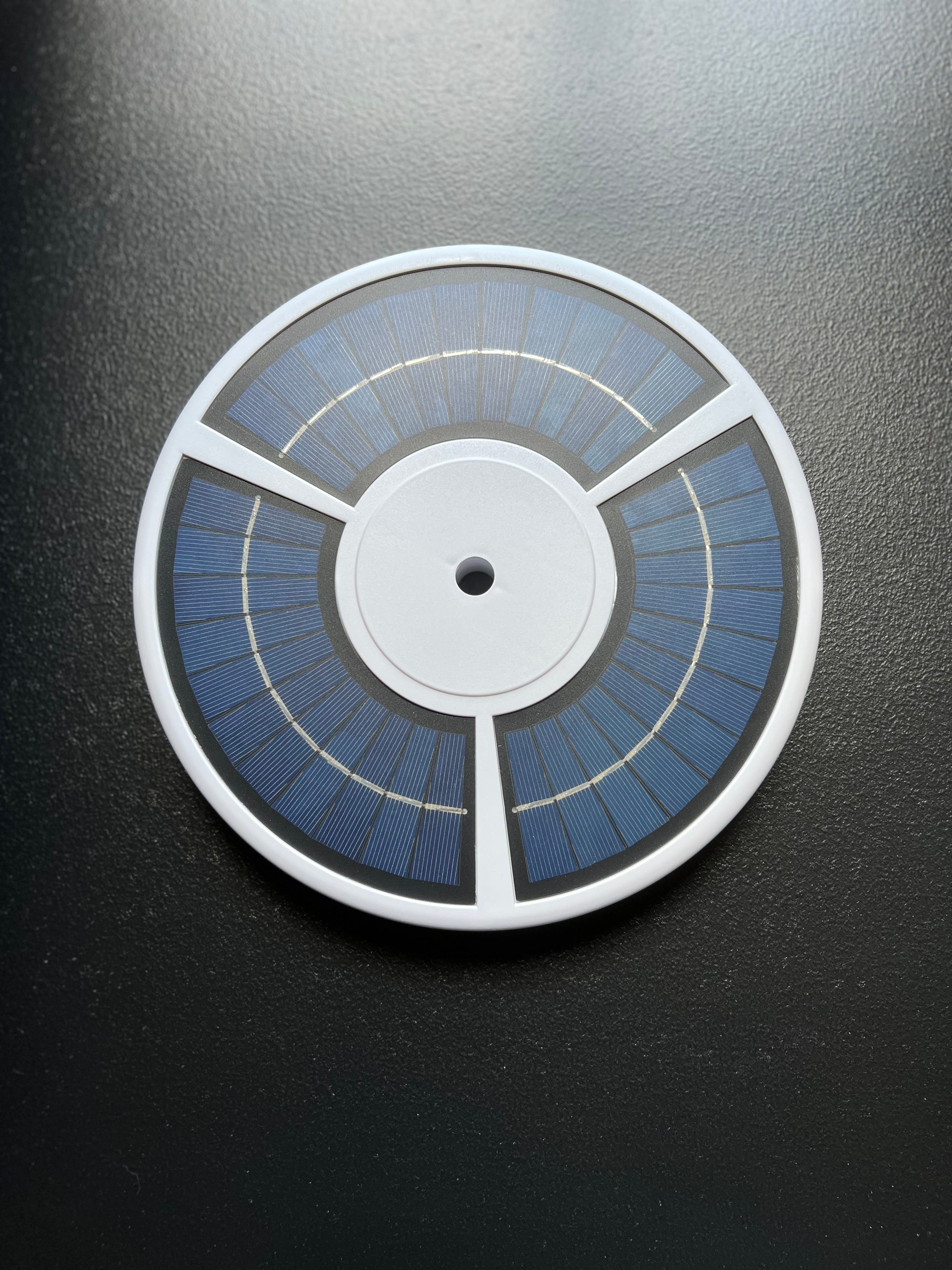 Solar Top Disk Flag Light