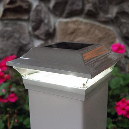 Outdoor Solar Store | Imperial Solar Cap Light - White