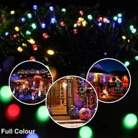 Premium Multi-Color LED Solar Christmas lights with Remote