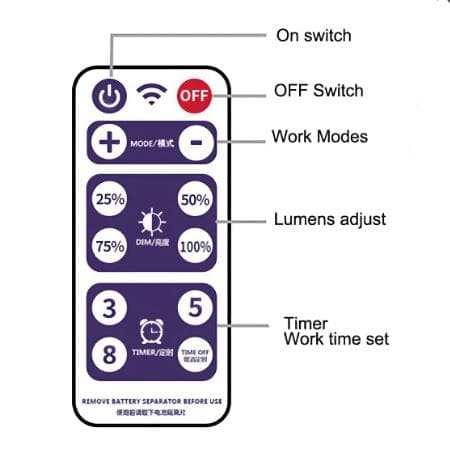 led christmas lights with remote control