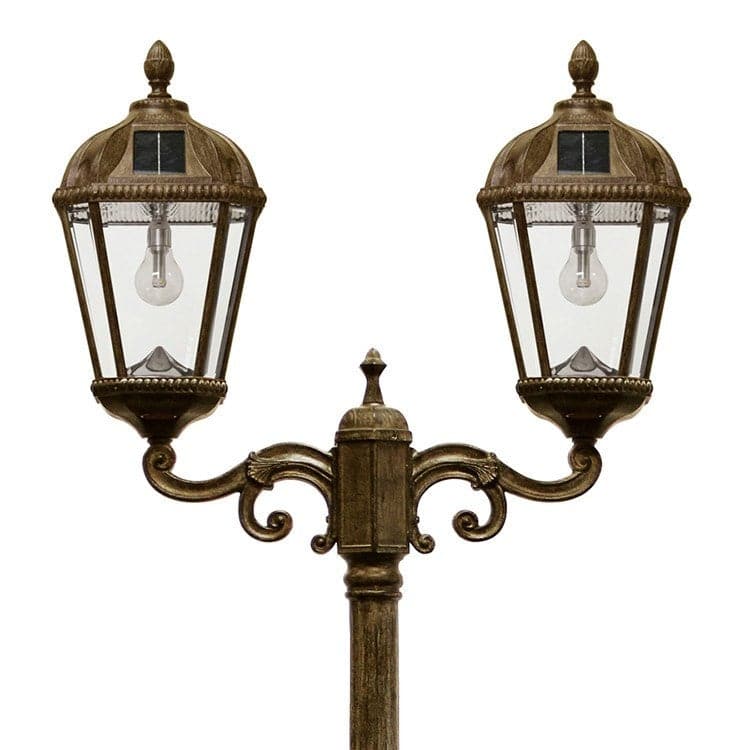 Royal Solar Lamp Post Double