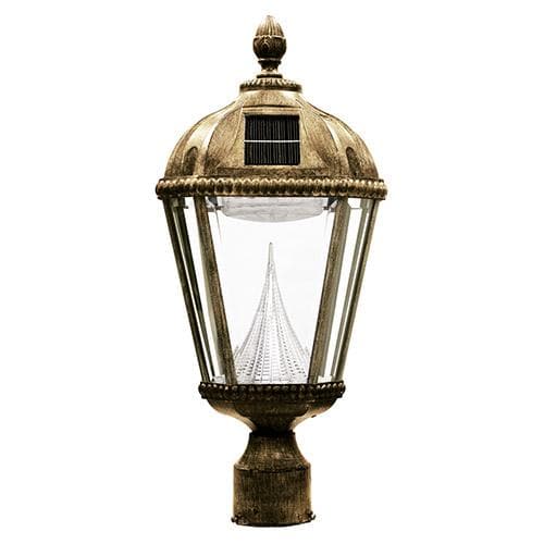 Outdoor Solar Store | Royal Solar Lamp - Weathered Bronze