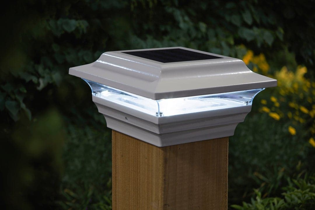 Colonial Solar Cap Light