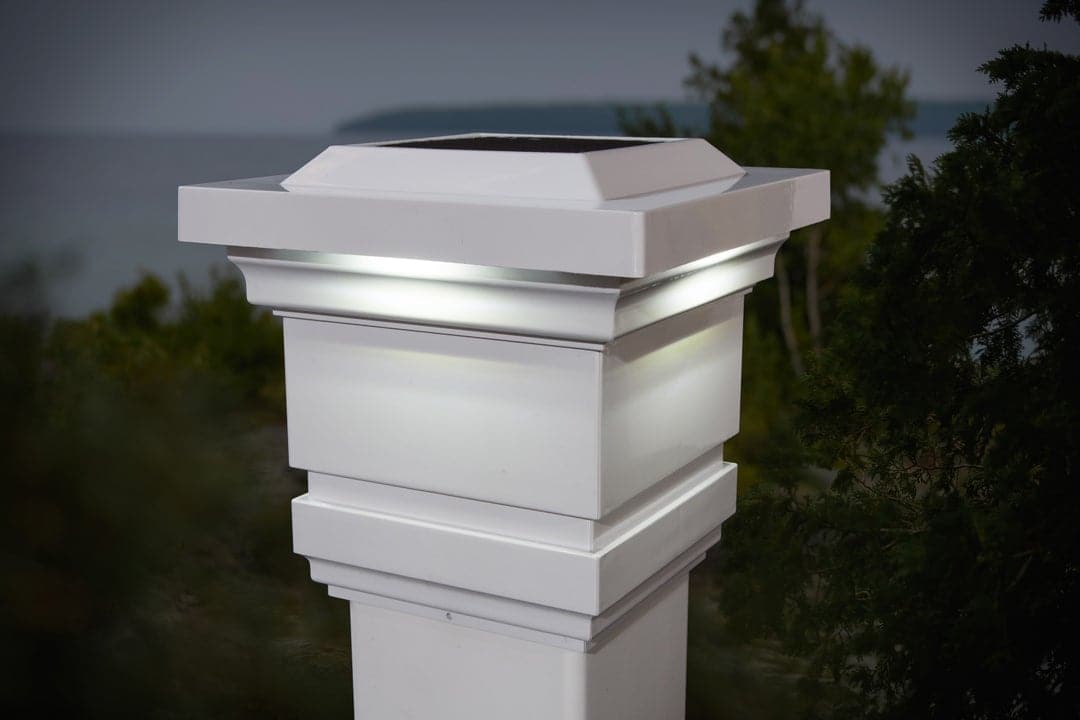 Classy Solar Cap Light - White