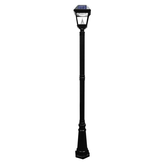 Imperial III Solar Lamp Post Light Bright & Warm White in One