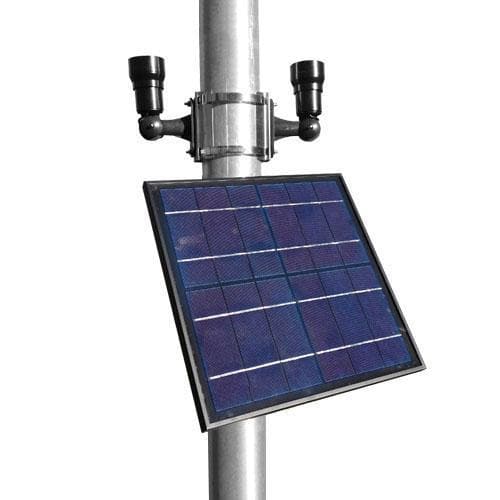 Outdoor Solar Store | Dual Commercial Solar Flag Light
