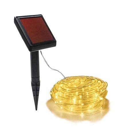 Outdoor Solar Store | Warm White Rope Solar Lights