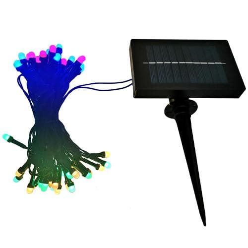 Solar panel christmas lights sales