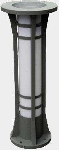 Column Solar Bollard Light - Warm and Bright White Options with Remote