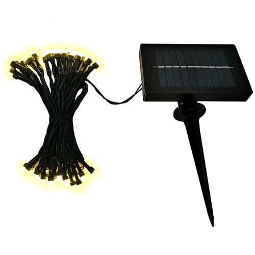 Warm White LEDs Solar Christmas Light String